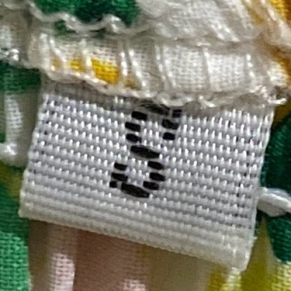 Women's Small White & Yellow Floral Dress - Picture 11 of 12